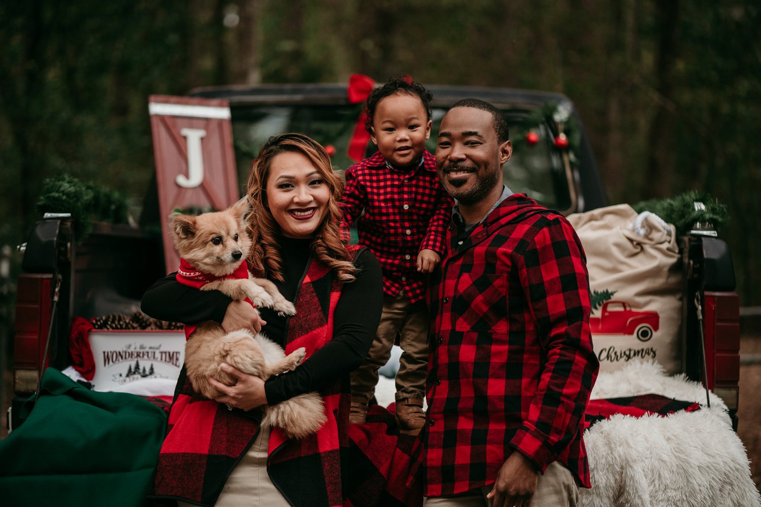 Seasonal holiday photography session